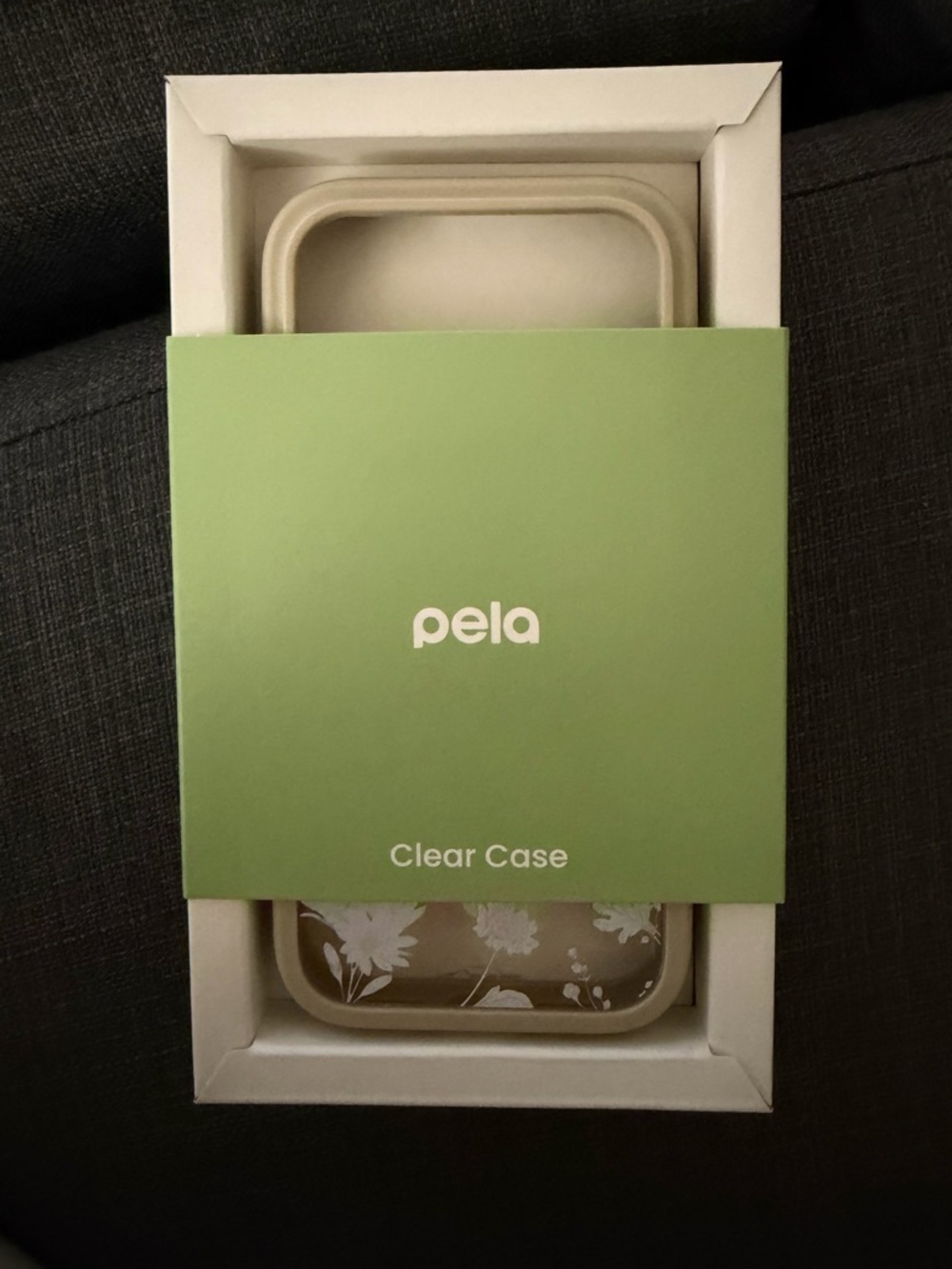 Pela Clear Floral Phone Case - Cream Accents